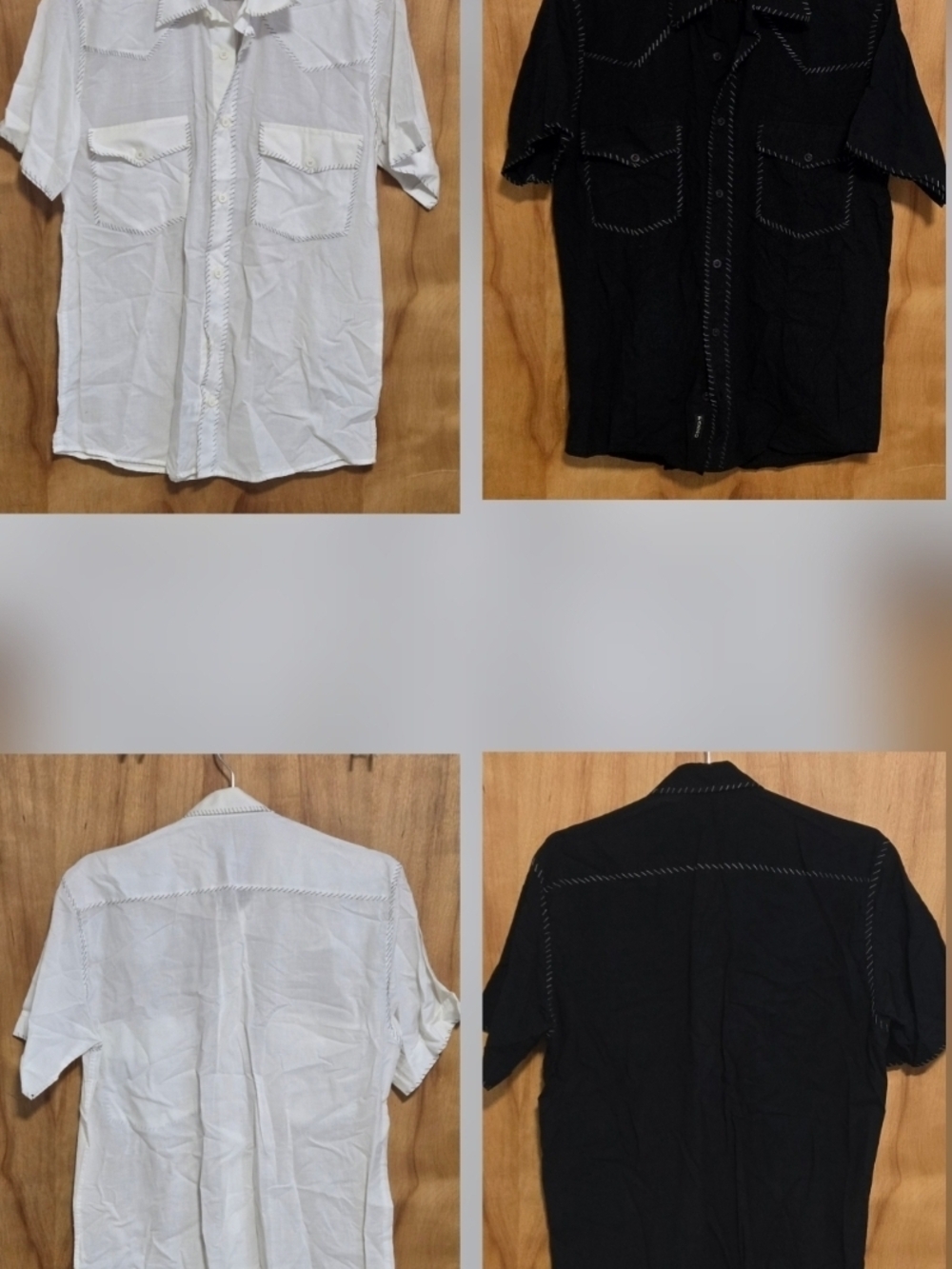 PAZZO BLACK OR WHITE MEN'S SHIRT